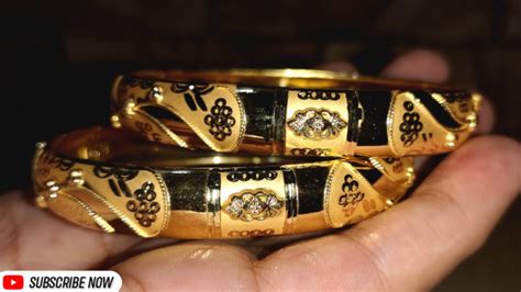 Latest Gold Bangles Designs With Weight And Price For Women Gold