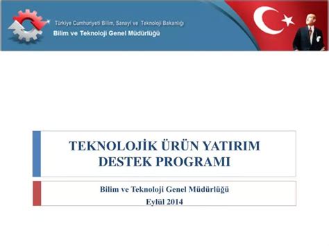 Ppt Teknoloj K R N Yatirim Destek Programi Powerpoint Presentation