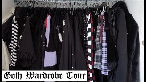 GOTH WARDROBE TOUR - GOTHIC ALTERNATIVE FASHION - YouTube