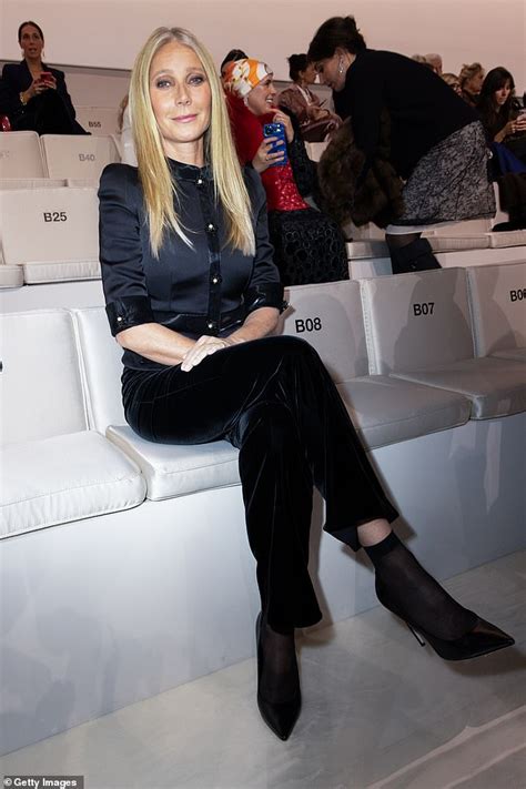 Gwyneth Paltrow Cuts A Chic Figure In Fitted Black Jacket As She Leads The Stars At Giorgio