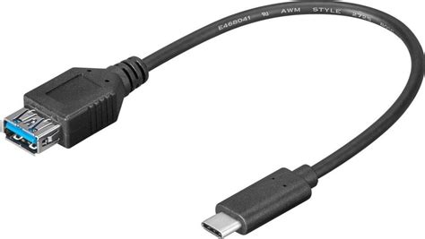 PremiumCord redukcia OTG USB C na USB A M F káblová 0 20m