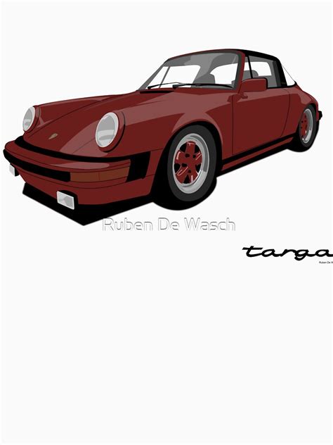 Porsche 911 Targa T Shirt For Sale By Macroni Redbubble Porsche