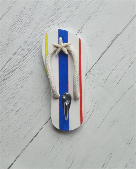 Flip Flop Star Fish Towel Or Coat Hook Etsy Uk Coat Hooks Fish