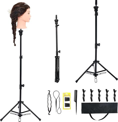 Neverland Beauty Wig Stand Tripod With Foot Pedal Adjustable Manikin