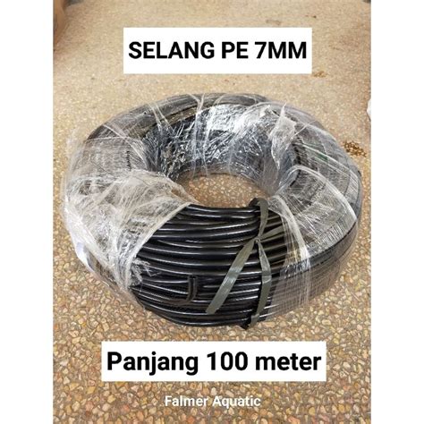 Jual Selang Pe Mm Fertigasi Hidroponik Sprayer Fogger Per Roll