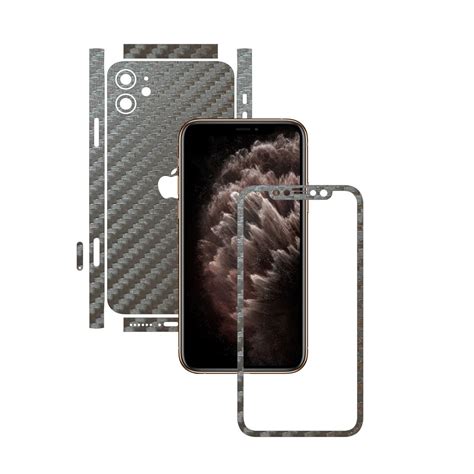 Folie Protectie Carbon Skinz Pentru Apple IPhone 11 FULL CUT Carbon