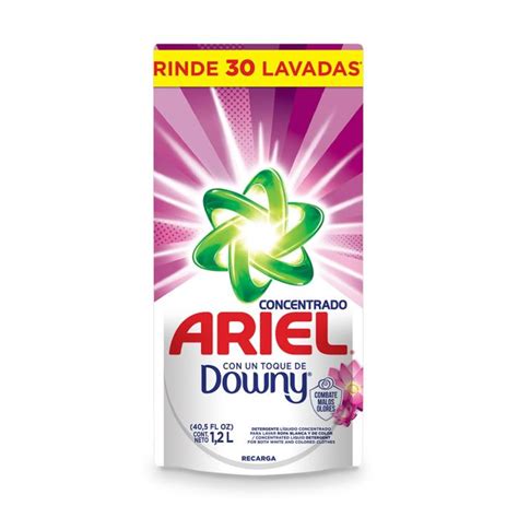 Detergente L Quido Ariel Concentrado Con Toque De Downy Doypack X