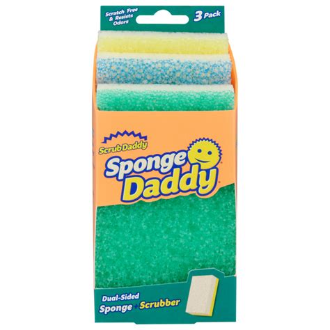 Save On Scrub Daddy Sponge Daddy Dual Sided Sponge Scrubber Order