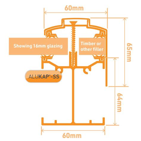 Alukap Ss Low Profile Gable Bar Brown 2000mm Roofing Superstore®