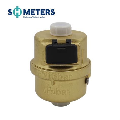 Volumetric Brass Body Class C Water Meter Pre Equipped For Pulse