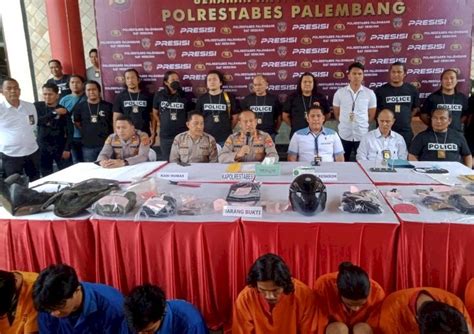 Polrestabes Palembang Ungkap Kasus Curanmor Dalam Tiga Pekan Pakai