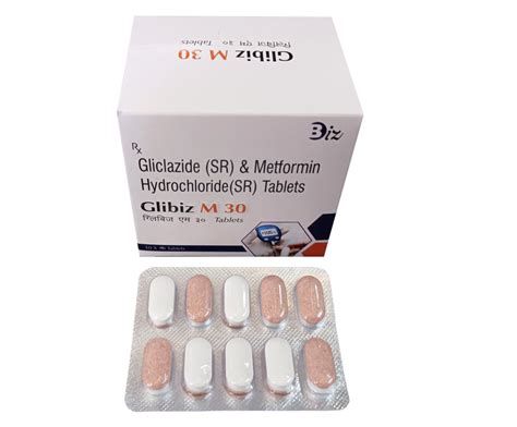 30 Mg Gliclazide Metformin Hydrochloride Tablet At Rs 108 Box