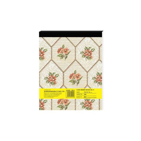 Sundaram Shivam Cash Memo Book No Cm Wholesale Pack