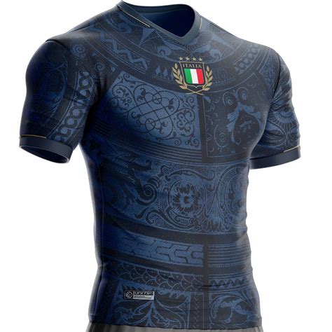 34 90 Camiseta de fútbol de Italia IT 657 para seguidores