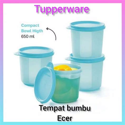 Jual Toples Bulat Tupperware Tempat Bumbu Ecer Promo Pcs Shopee