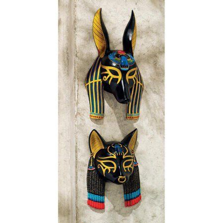 Masks of Ancient Egyptian Gods: Set of Anubis and Bastet | Ancient ...