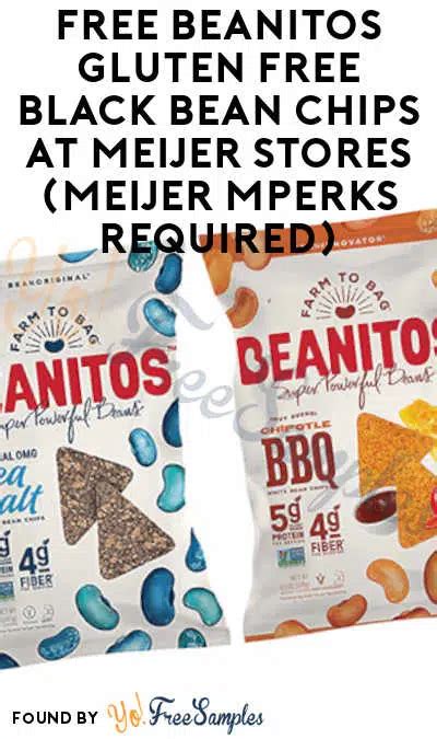 FREE Beanitos Gluten Free Black Bean Chips At Meijer Stores (Meijer mPerks Required)