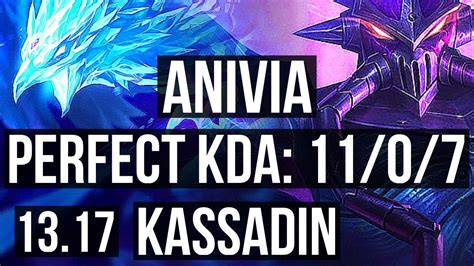 Anivia Vs Kassadin Mid 1107 21m Mastery Legendary 500 Games