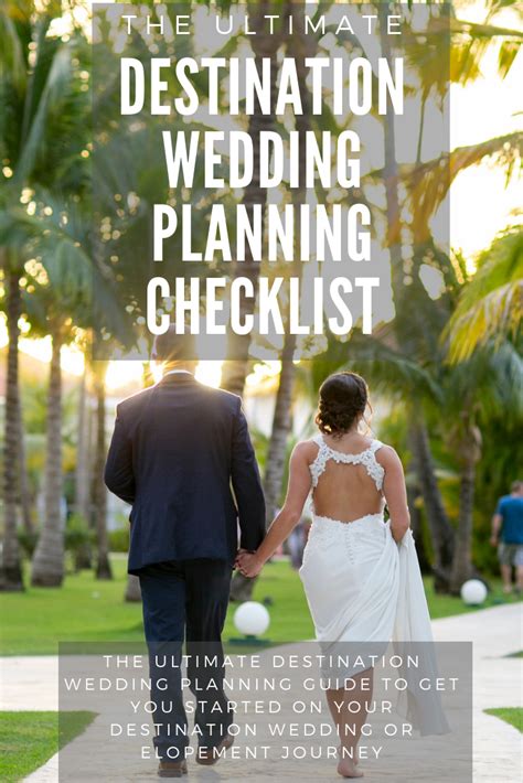 The Ultimate Destination Wedding Checklist