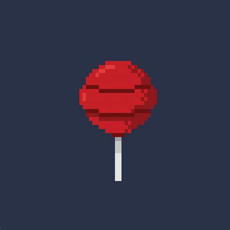Red Lollipop In Pixel Art Style 22907005 Vector Art At Vecteezy