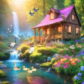 Solve Cabin In Forest Jigsaw Puzzle Online With Pieces