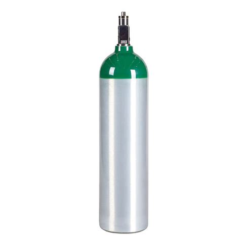 New Medical D Oxygen Aluminum Cylinder Cga Post Valve Gas