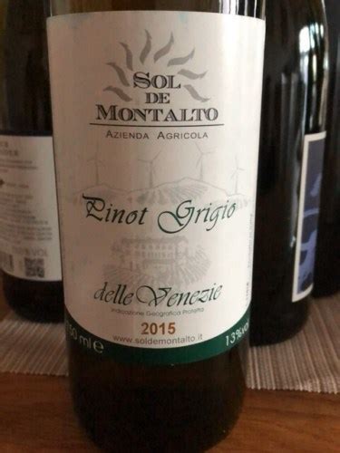 Sol De Montalto Pinot Grigio Vivino Australia