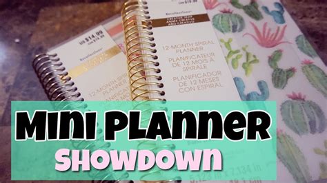 New 2018 Mini Planners Mini Happy Planner Vs Mini Recollections