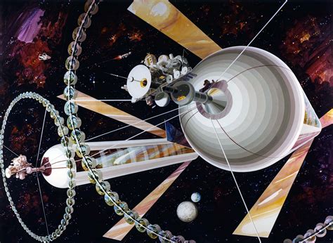 1970s Space Colony Art Fantastic Nasa Designs For Massive Orbital