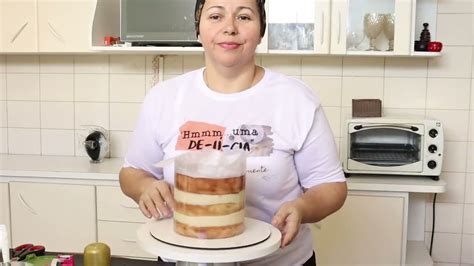 Montagem De Naked Cake No Acetato Youtube