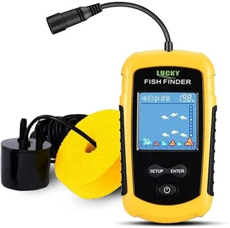 Lucky Kayak Portable Fish Depth Finder Water Handheld Fish Finder Sonar