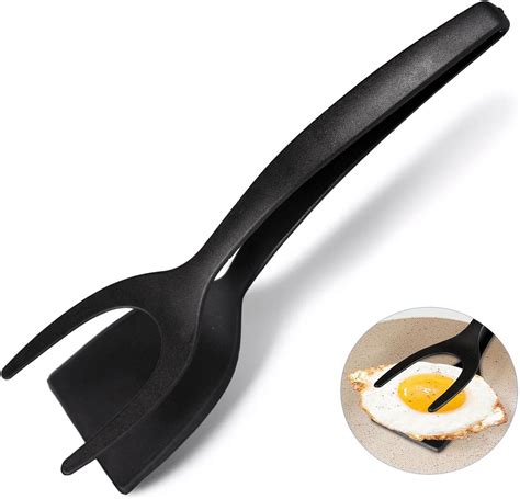 Amazon In Grip And Flip Spatula Tongs Egg Flipper Spatula