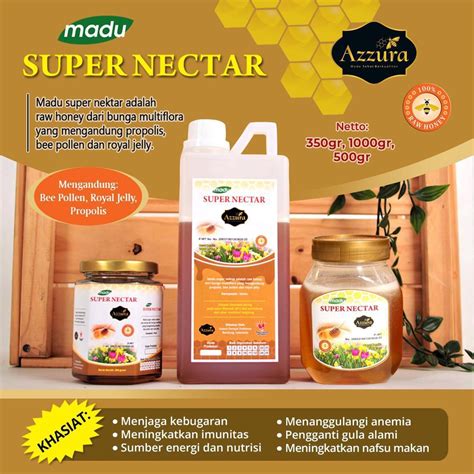 Jual MADU SUPER NECTAR MADU AZZURA MURNI ALAMI MADU MURNI HUTAN