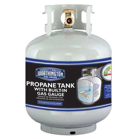 Refillable Steel Propane Cylinder 20 Lb 4 7 Gal With Gas Gauge Camping World