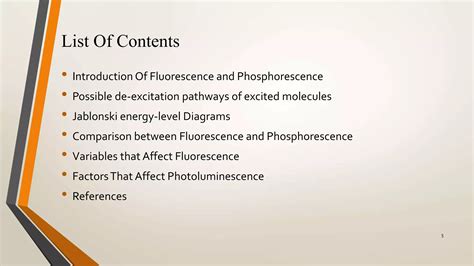 Factors Affecting Fluorescence And Phosphorescence Ppt