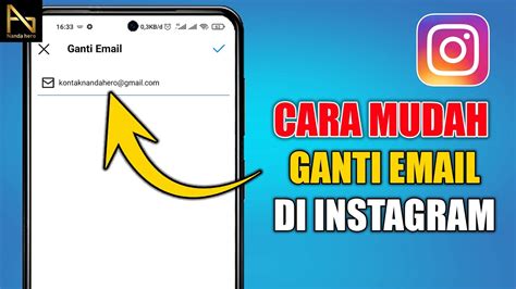 Cara Mengganti Email Instagram Mudah Youtube