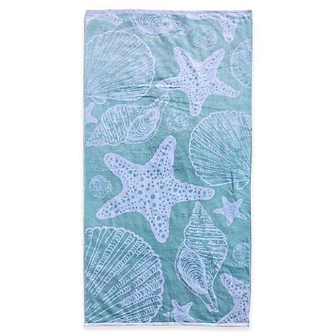 Sea Life Beach Towel In Blue Unique Beach Towels Beach Items Pool