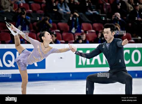 Montreal Canada 20th Mar 2024 Peng Cheng L Wang Lei Of China