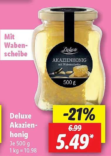 Deluxe Akazienhonig Angebot Bei Lidl Prospekte De