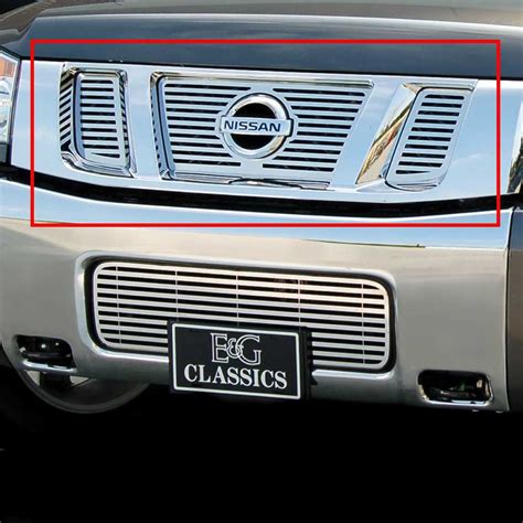 E G Classics Nissan Titan Grille Pc Q Grille Upper Only