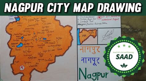 How To Draw Nagpur City Map Saad Youtube