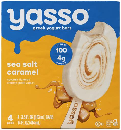 Sea Salt Caramel Bars | Yasso Frozen Greek Yogurt