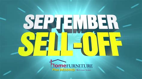 September Sell Off At Home Furniture Thru Saturday Youtube