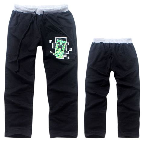 Купить недорого Детские штаны Майнкрафт, черные | Sweatpants, Pants ...
