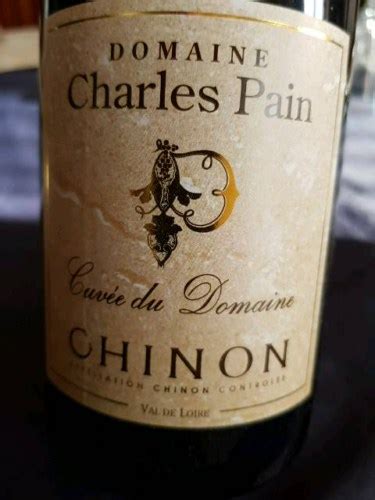 2019 Domaine Charles Pain Cuvée du Domaine Chinon Vivino