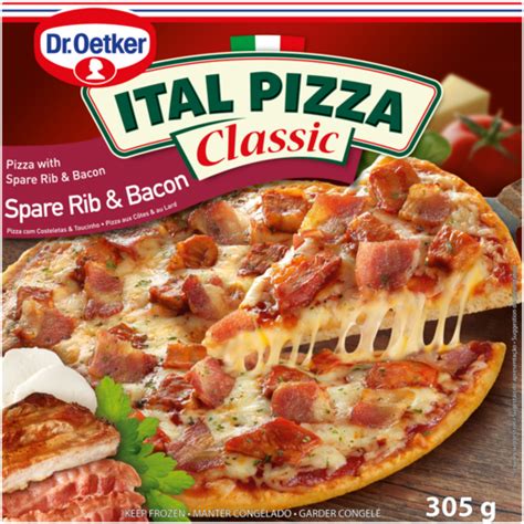 Dr Oetker Frozen Ital Pizza Classic Spare Rib And Bacon Pizza 305g