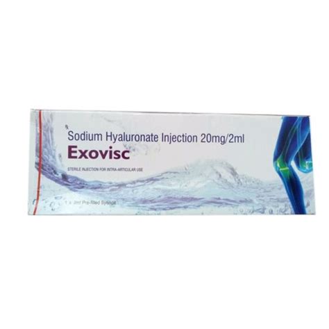 Exovisc 20 Mg Sodium Hyaluronate Injection At 3885 Vial Hyderabad