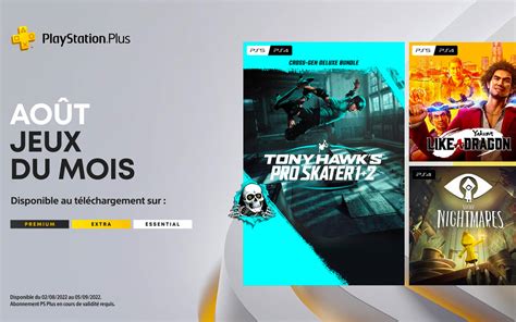 Playstation Plus Sony D Voile La Liste Des Jeux Offerts En Ao T