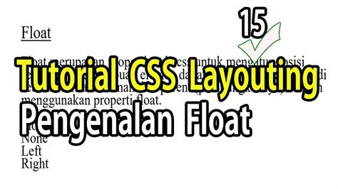 Belajar CSS Layouting 15 CSS Float YouTube