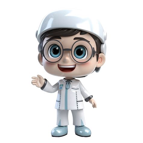 3d Cute Cartoon Dentist Character Generative Ai Dentist Doctor